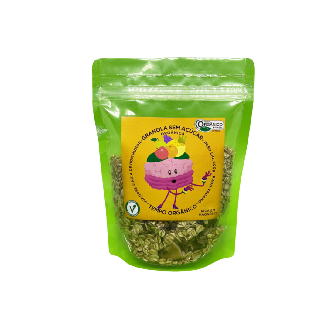 Granola Doce sem Açúcar Vegana Tempo Orgânico 200g - Ekko Organicos